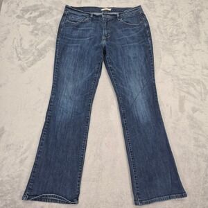 Levi's 515 Bootcut Jeans Women 14 (36) Medium Wash Denim Pants Plus Classic